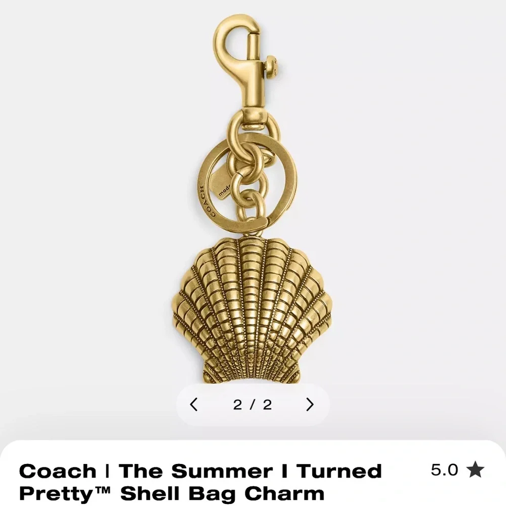 Coach | The Summer I Turned Pretty™ Shell Bag Charm - Picture 2 of 4